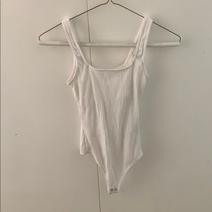 Hollister White Bodysuit